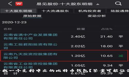 你是否在寻找一个支持中文的比特币钱包？答案可能让你大吃一惊！